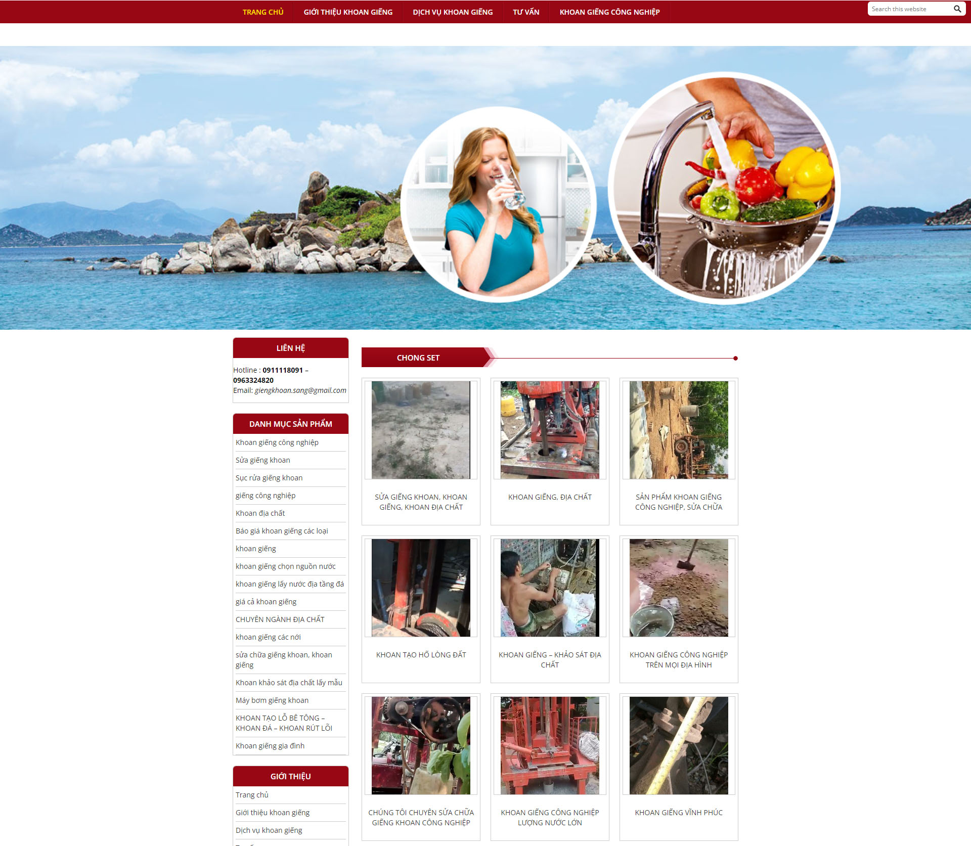 tiêu chí thiết kế website giếng khoan cần có